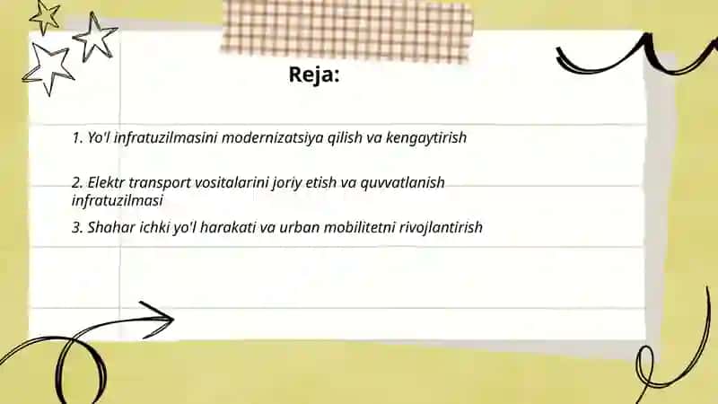 Oʻzbekiston avtomobil transportining rivojlanish istiqbollari 2