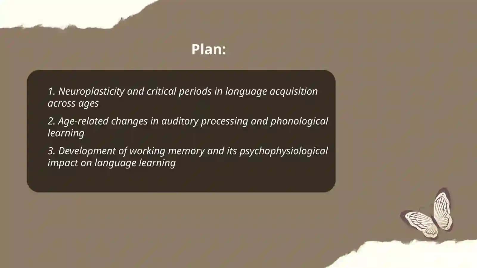 Psychophysiological features of language learners and language learning or different ages 2