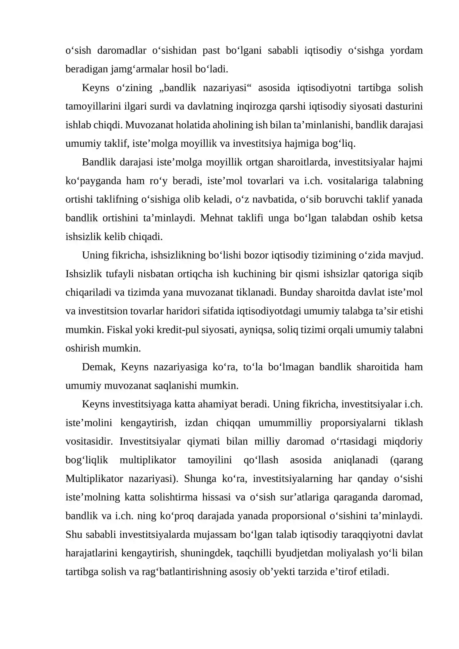 KEYNS NAZARIYASING MOHIYATI 2