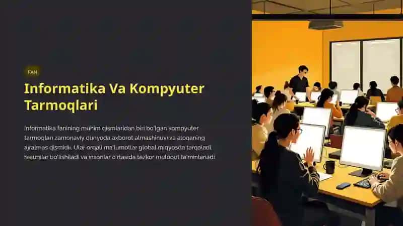 Kompyuter Tarmoqlari: Asosiy Tushunchalar 2
