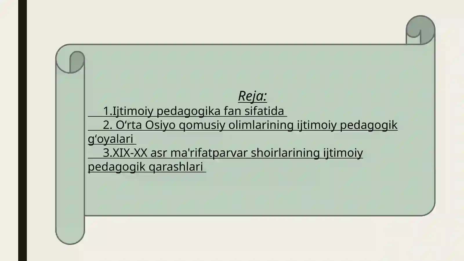 O‘zbekistonda  ijtimoiy  pedagogikaning  rivojlanishi 2