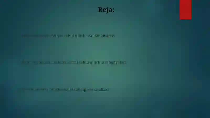 Berilganlarni intellektual taxlili usullari 2