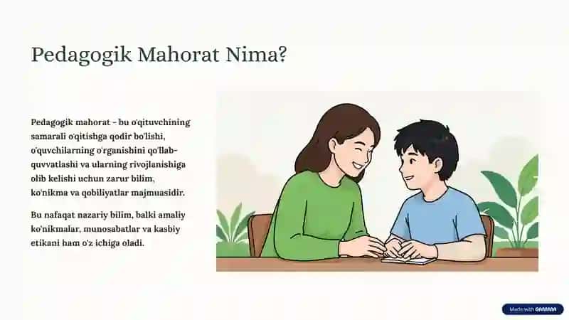 Pedagogik Mahorat Mezonlari 2