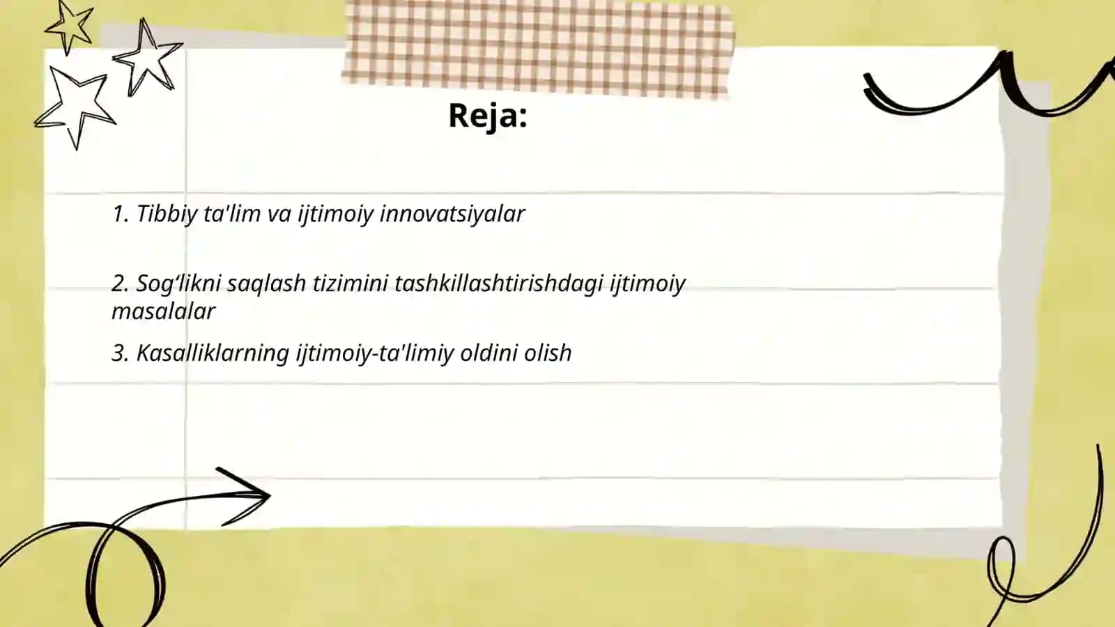 Tibbiy ta'lim va ijtimoiy innovatsiyalar 2