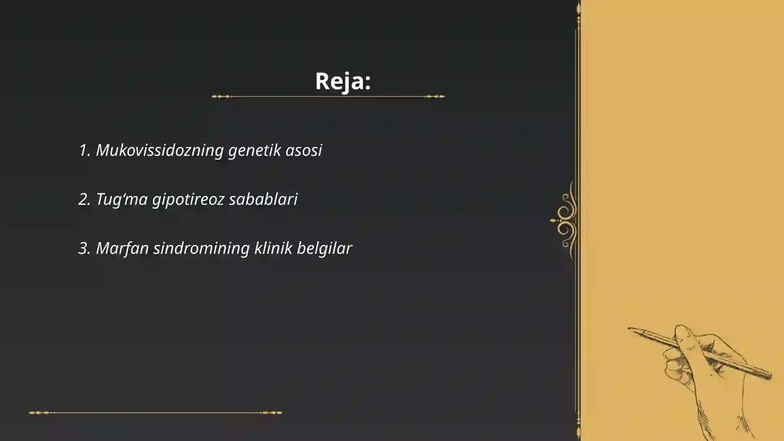 Mukovissidozning genetik asosi 2