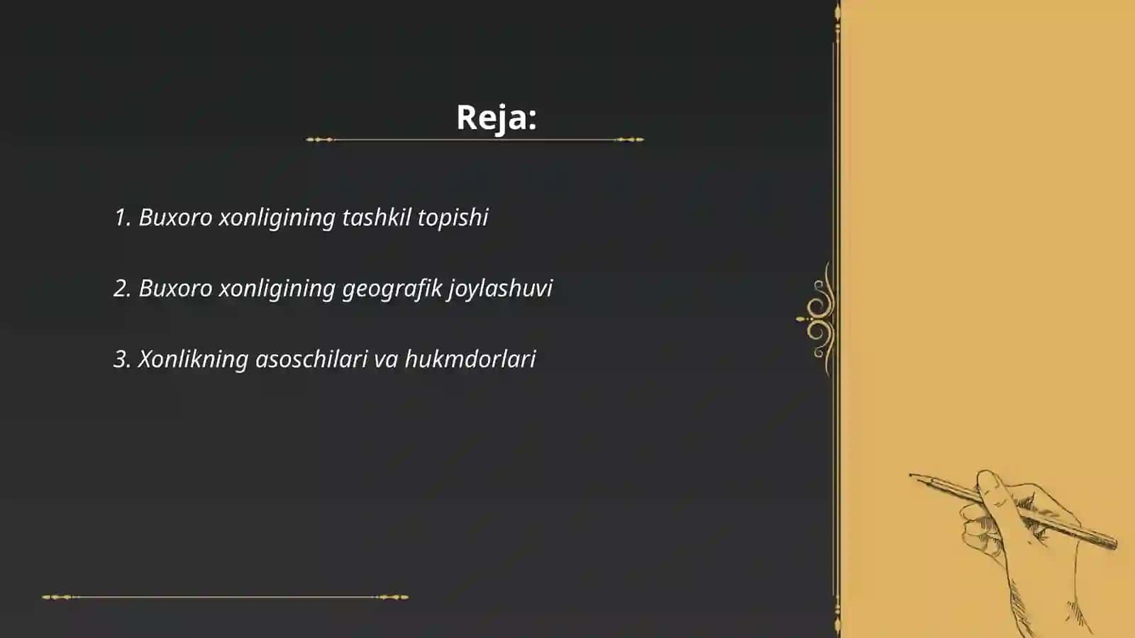 Buxoro xonligi tarixi 2