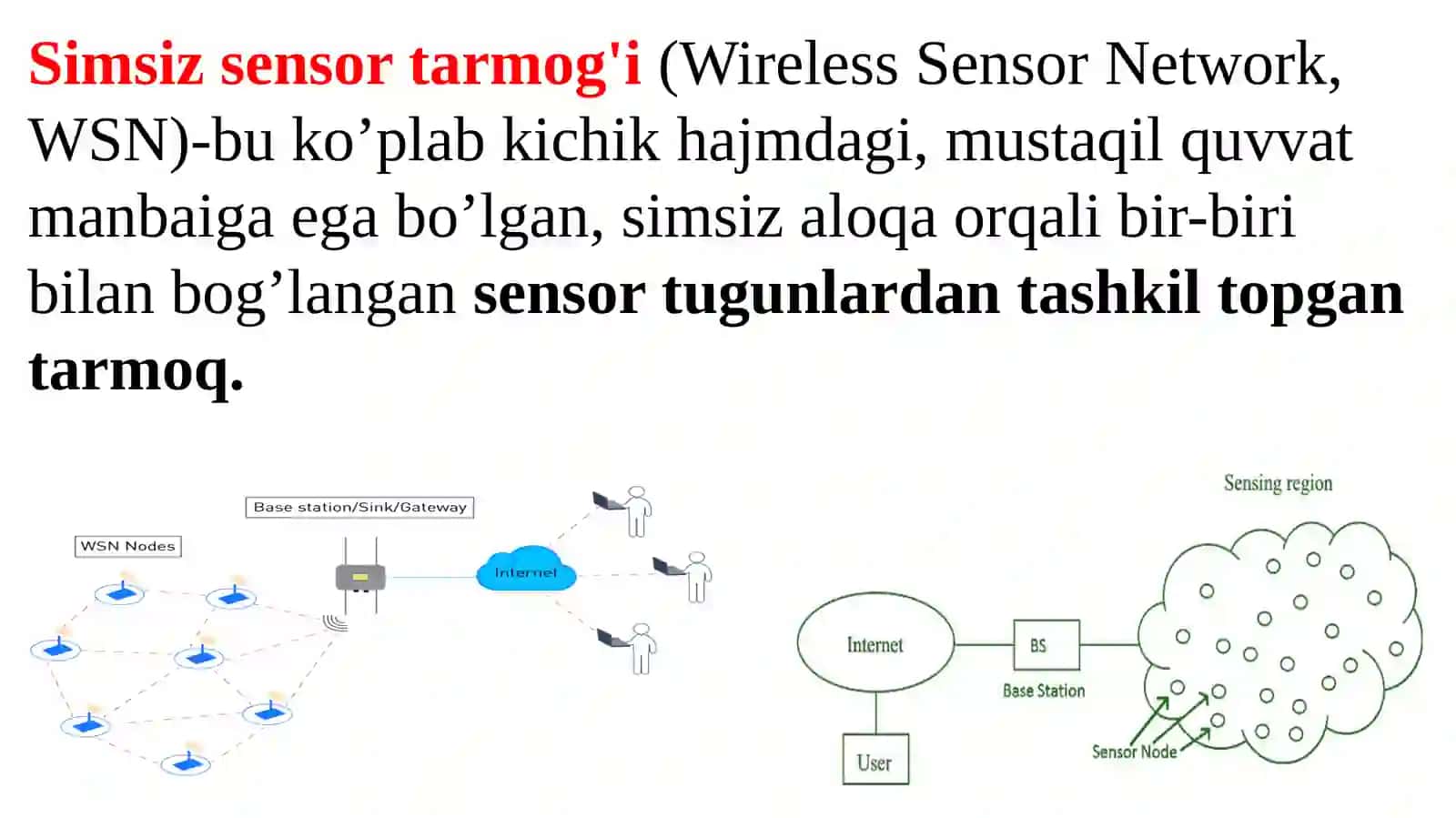 Simsiz sensor tarmoqlari 2