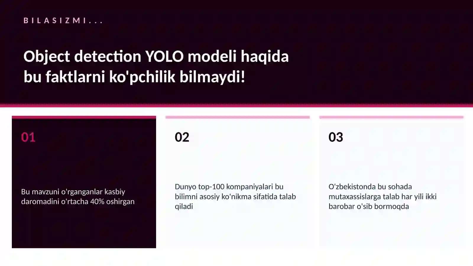 Object detection YOLO modeli 2