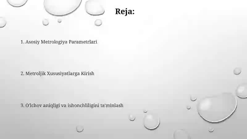 Oʻlchash vositalarining metrologik koʻrsatkichlari 2