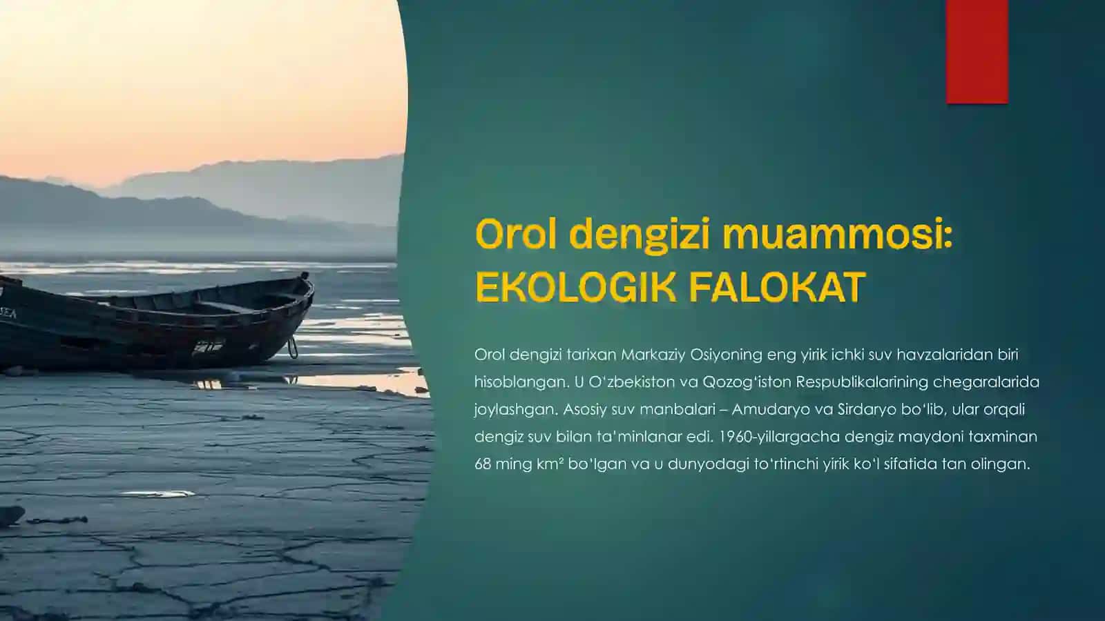 Orol dengiz muammosi 2