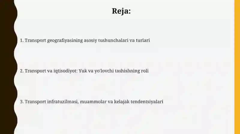 Transport geografiyasi 2