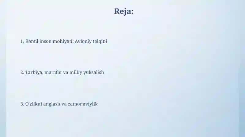 Abdulla Avloniyning komil inson haqidagi qarashlari 2