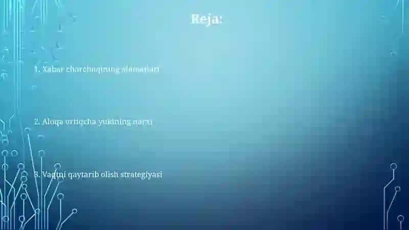 Xabarlarning ortiqchaligi 2
