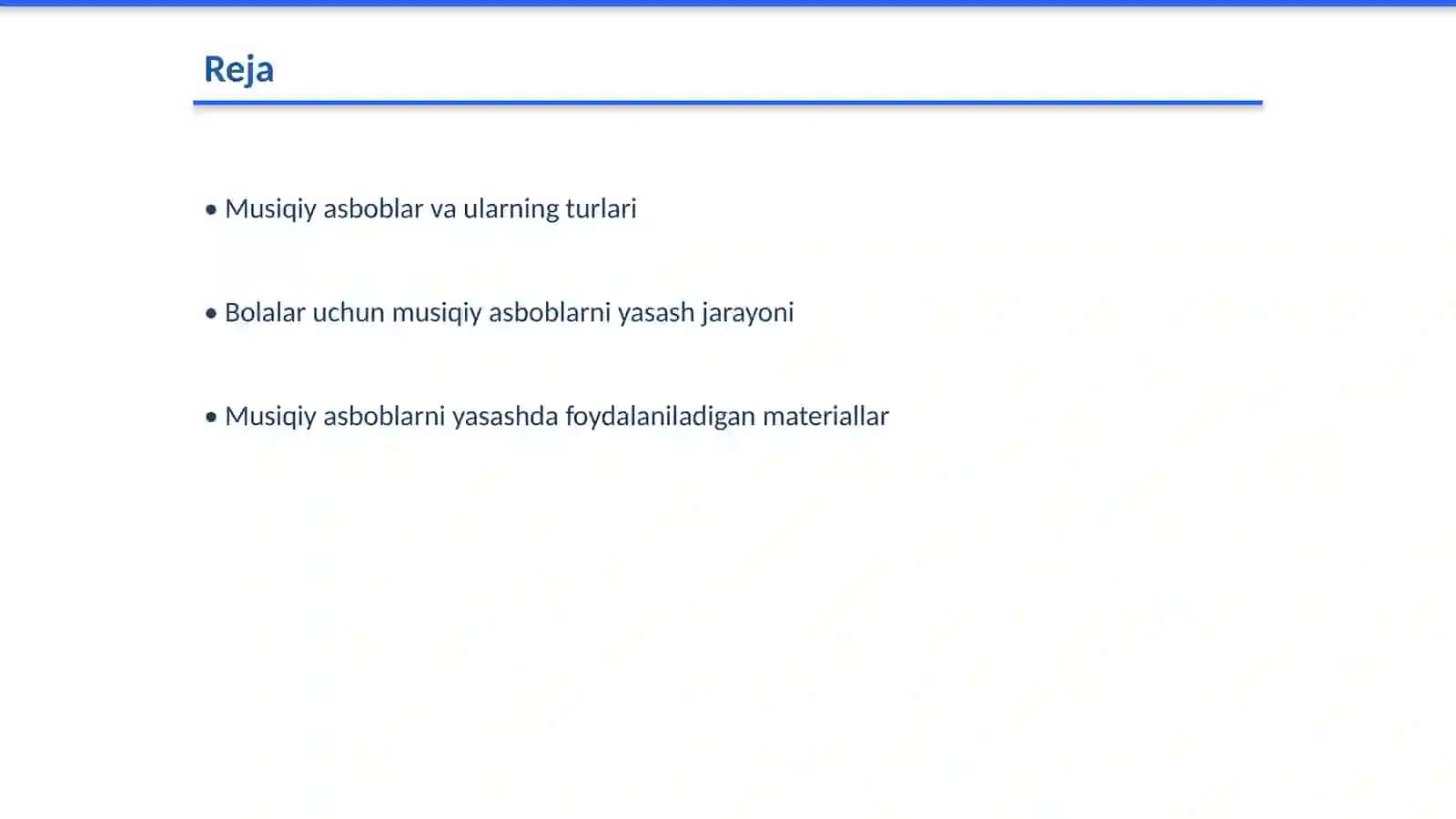 Bolalar musiqiy asboblarini yasashga o'ratish 2