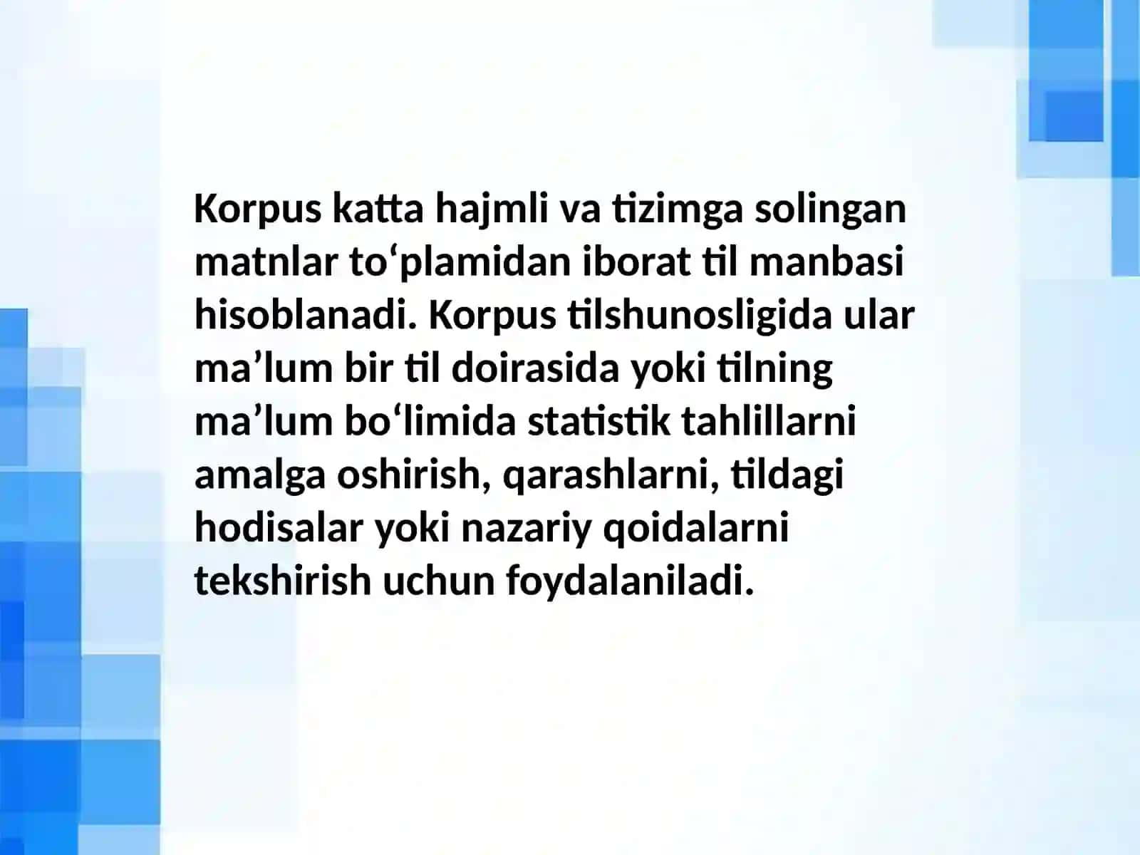 Korpusga asoslangan sinonimlar lugʻatini yaratish 2