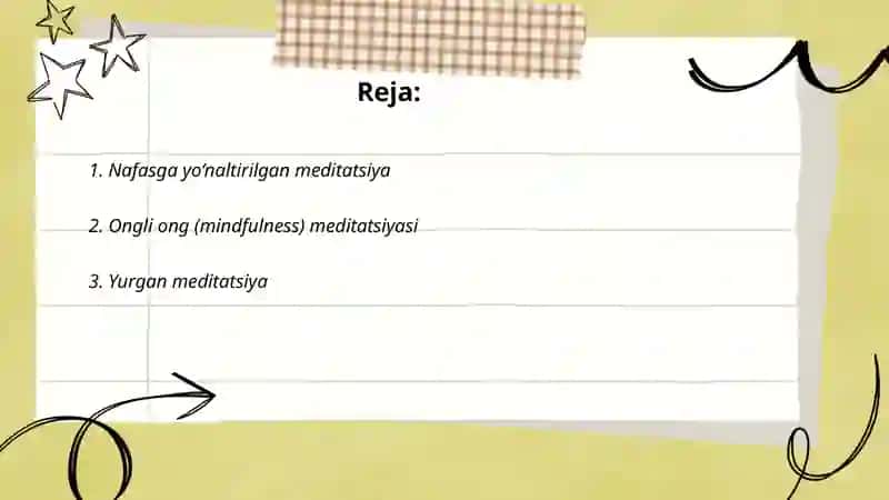 Nafasga yo‘naltirilgan meditatsiya 2