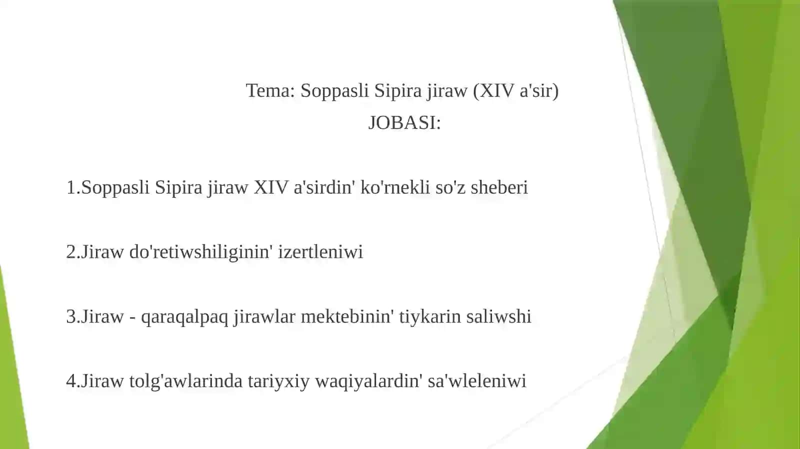 Soppasli Sipirajiraw (XIV a'sir) 2