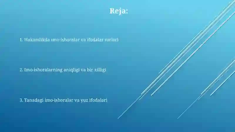Hakamlikdagi ishora va iboralar 2