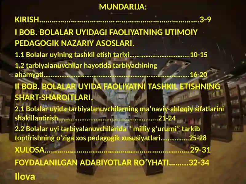 Bolalar uyida ijtimoiy pedagogik faoliyat 2