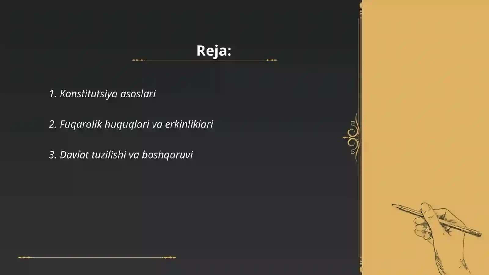 Konstitutsiya va qonun ustuvorligi 2