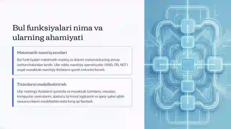 Bul funksiyalarini matematik asoslari 2