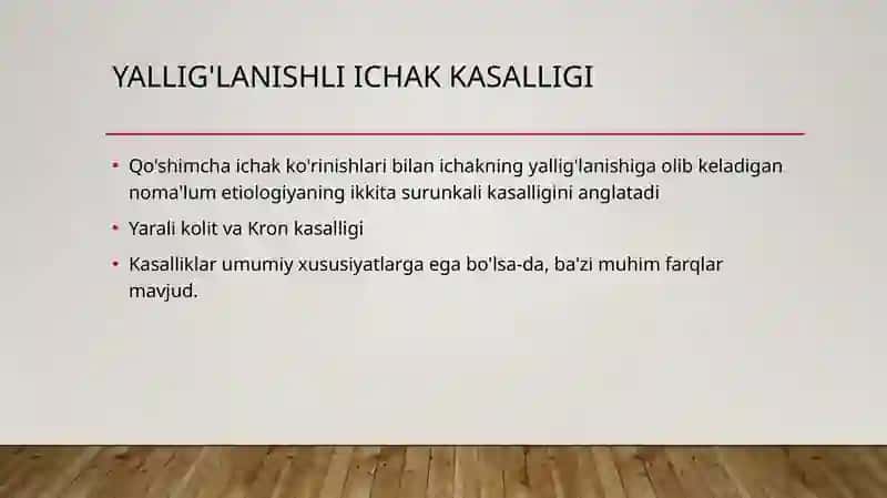 Yarali kolit / surunkali kolit 2