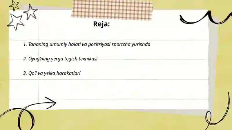 Sportcha yurish texnikasi 2
