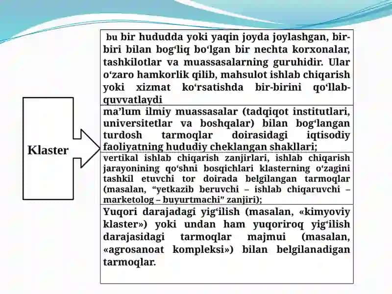 Klaster tizimi mohiyati 2