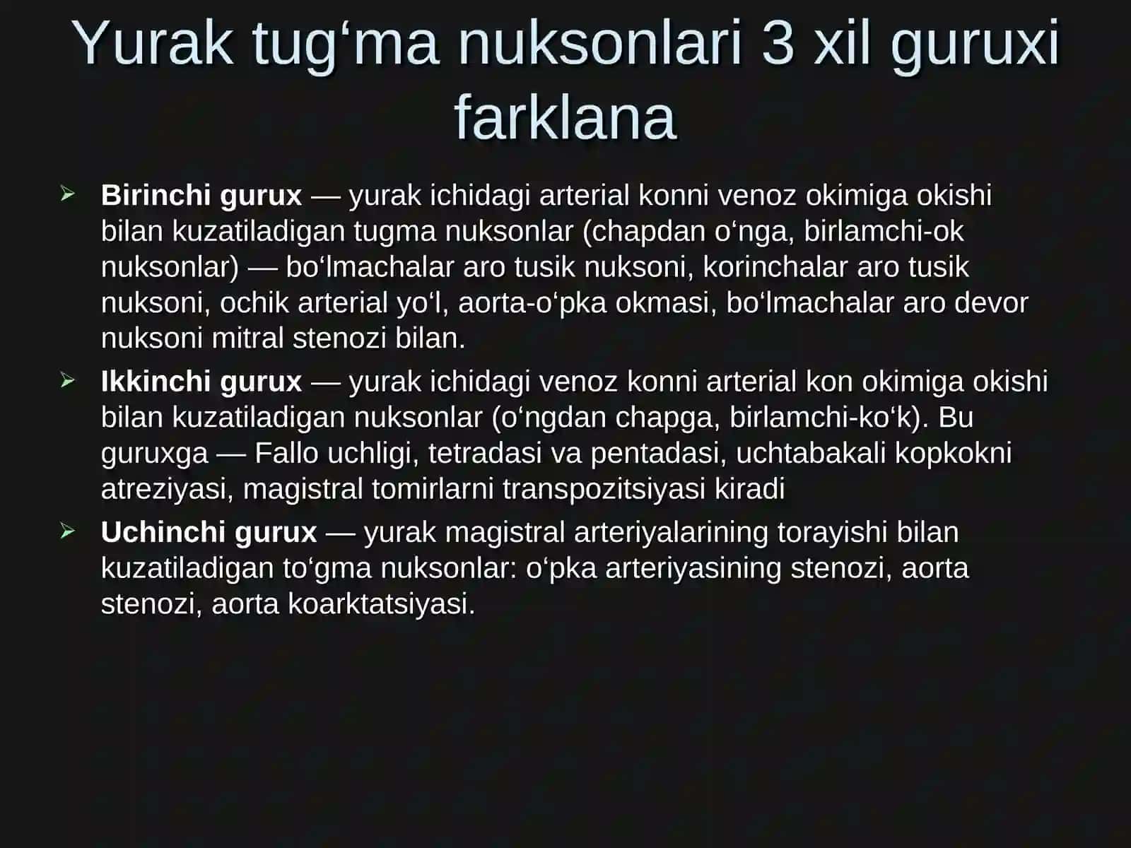 Tug‘mayurak nuqsonlari 2