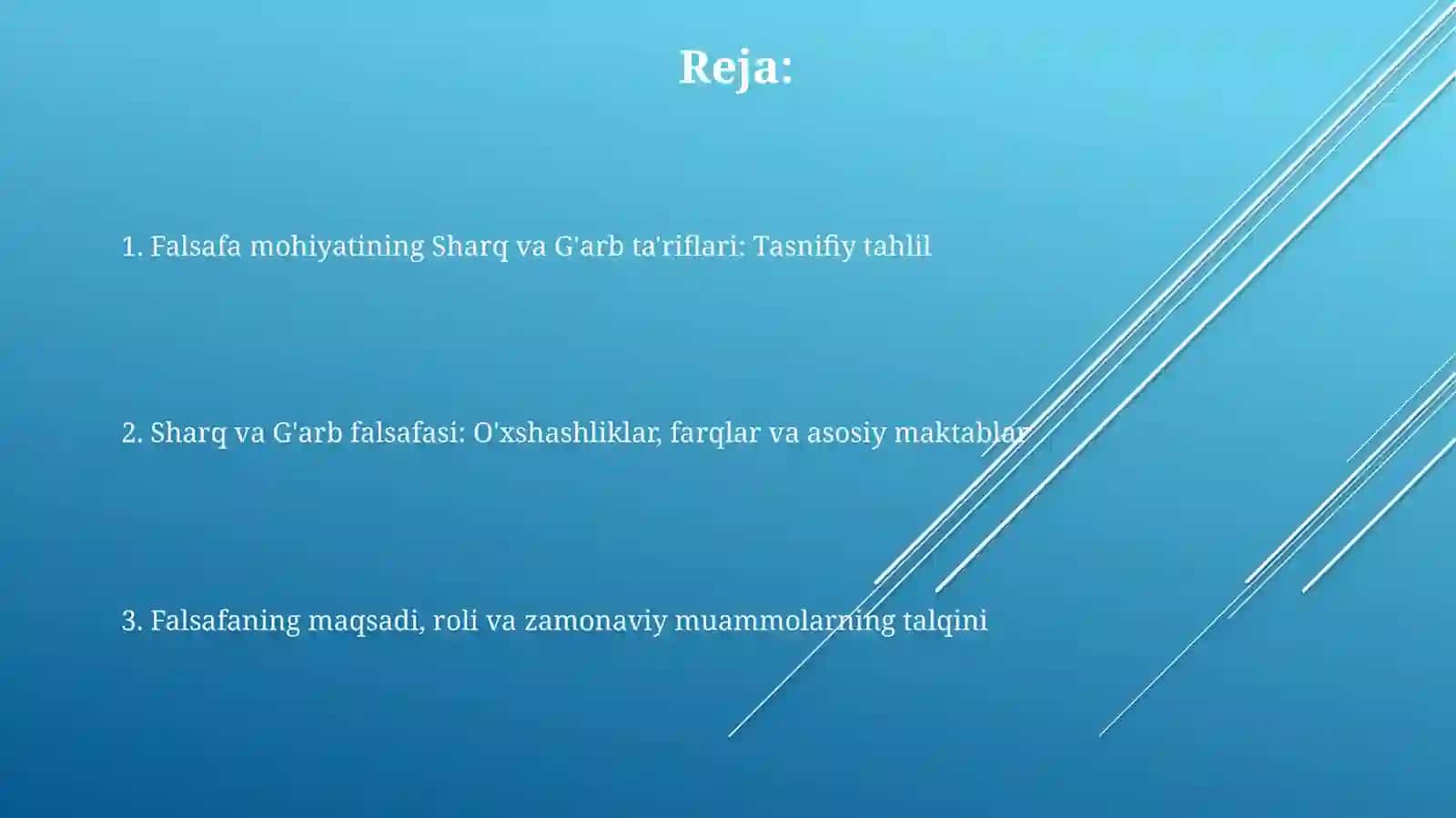 Falsafaning mohiyati 2