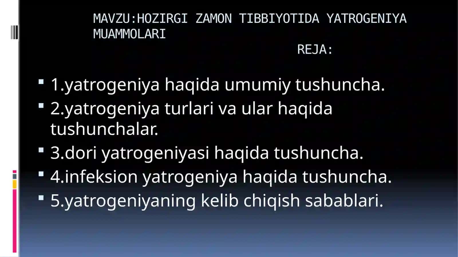 HOZIRGI ZAMON TIBBIYOTIDA YATROGENIYA MUAMMOLARI 2