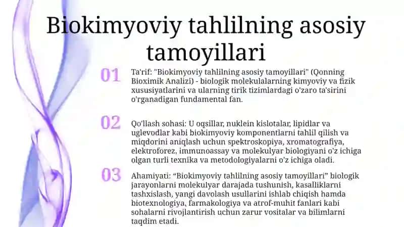Qonning Bioximik Analizi 2