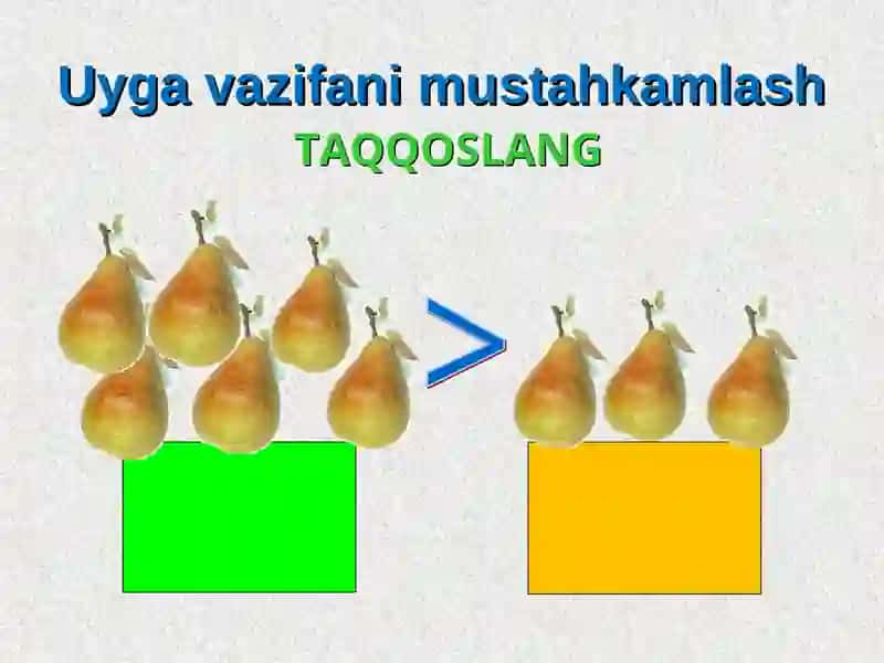 Qo’shish va ayirishning o’zaro bogliqligi 2