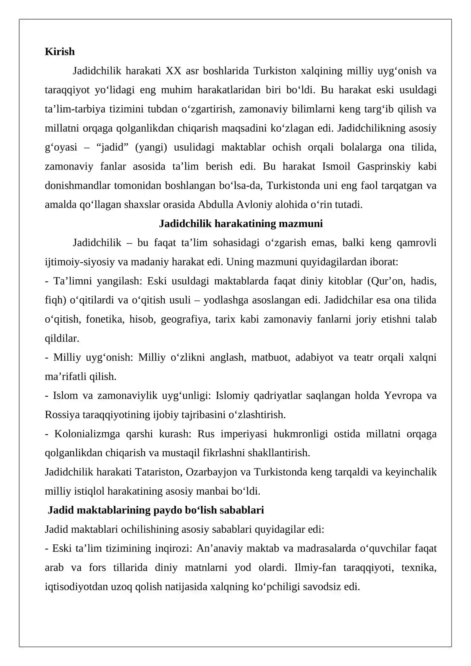 Jadid maktablari ochilishida Abdulla Avloniyning o‘rni va roli 2