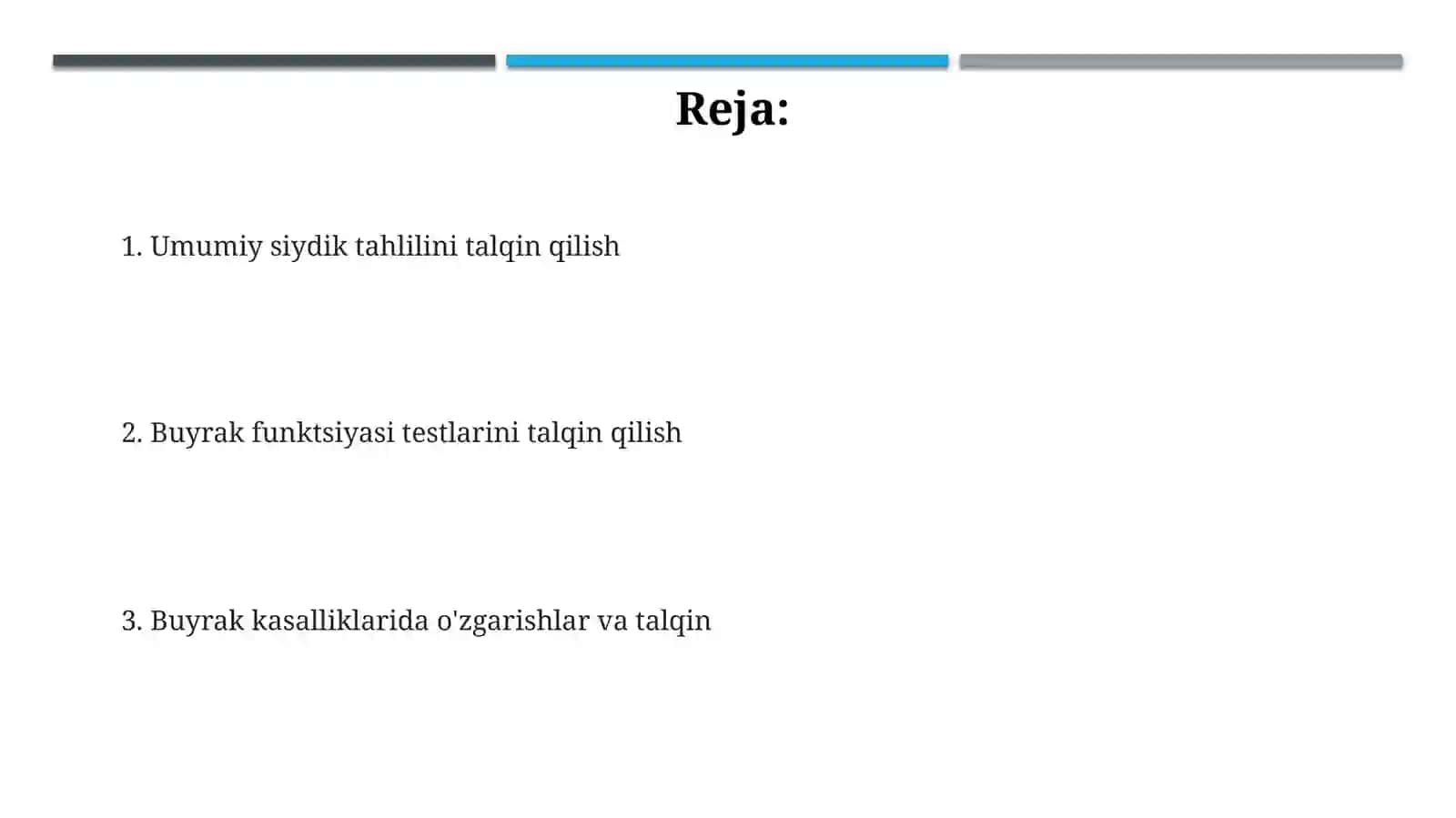 Buyrak funktsiyasi testlari 2