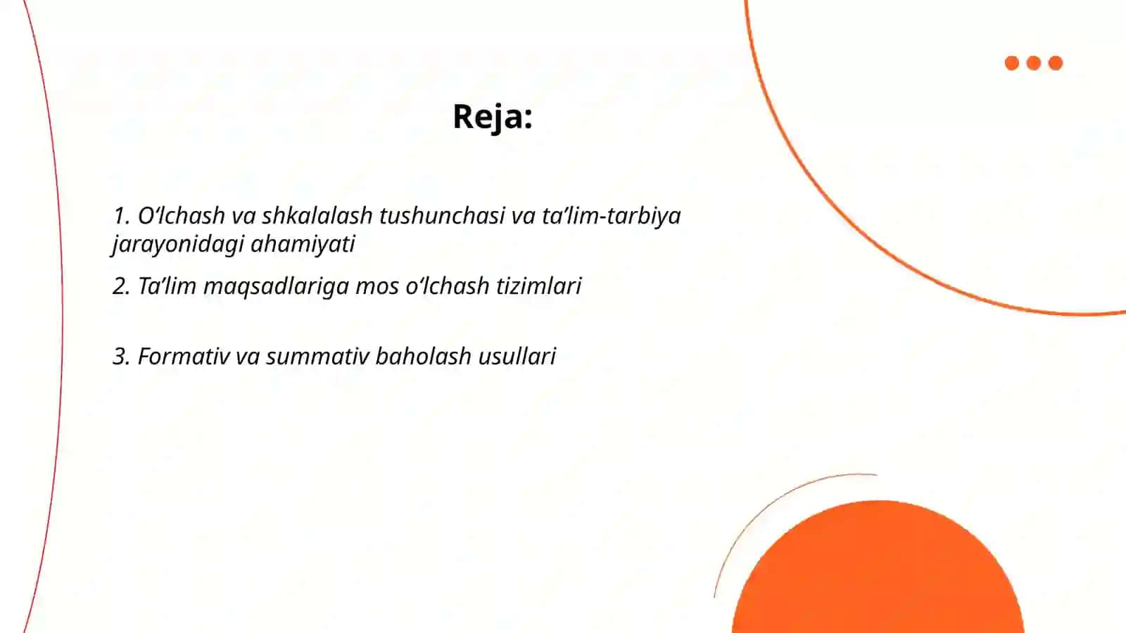 Ta'lim-tarbiya jarayonida o‘lchash va shkalalashning asosiy yo‘nalishlari 2