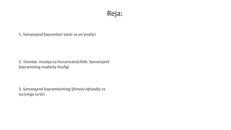 Samarqand Bayramlari 2