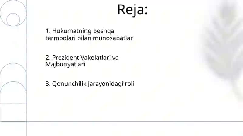 Yangi qabul qilingan Konstitutsiyada Ozbekiston Respublikasi Prezidenti maqomi 2