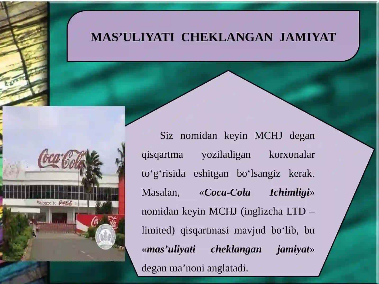 Ma'suliyati cheklangan jamiyat 2