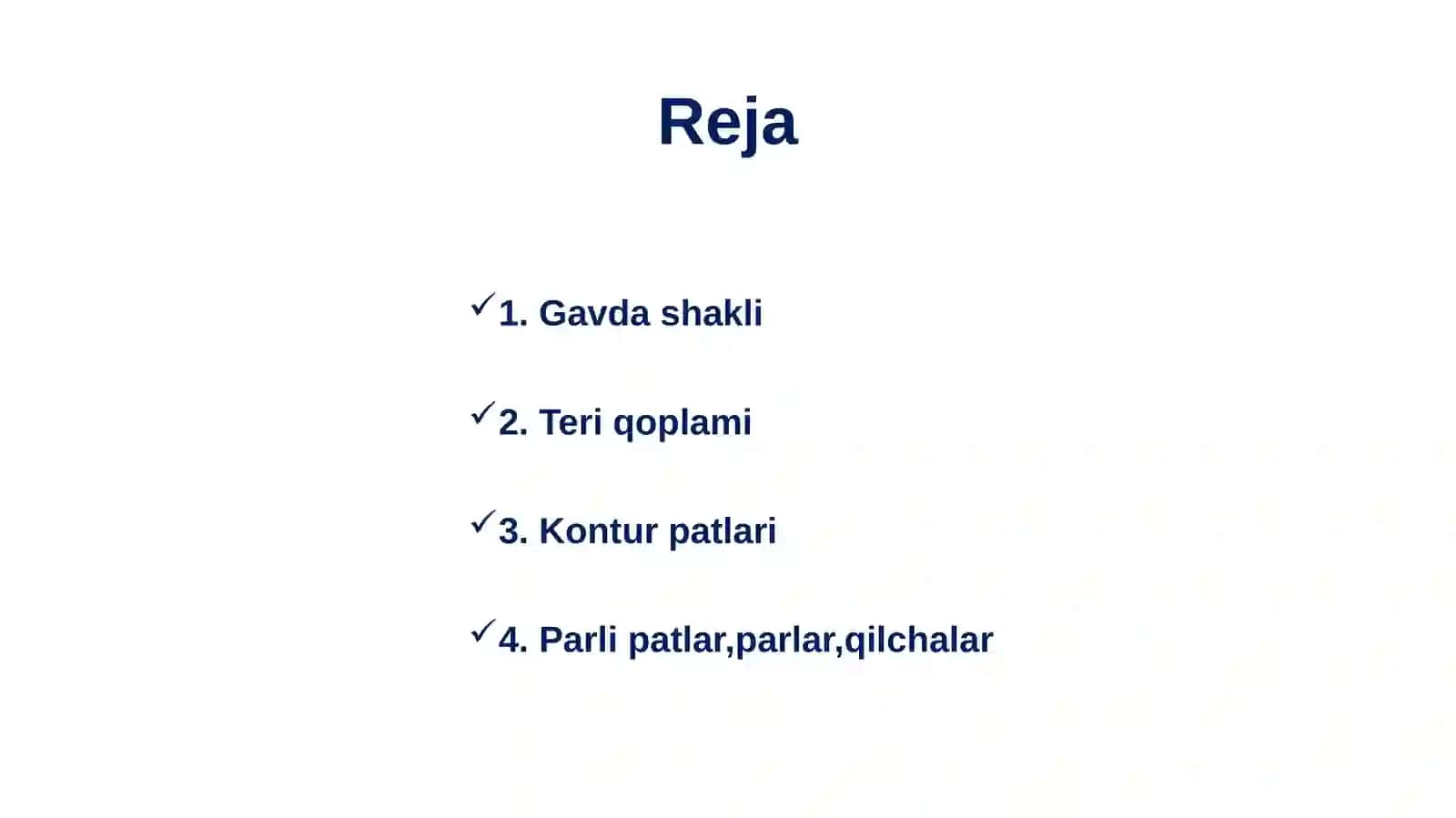 Qushlarning umumiy tavifi 2