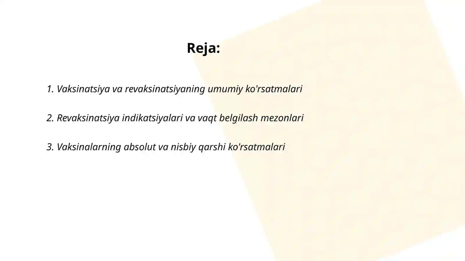 Vaksinatsiya va revaksinatsiya 2