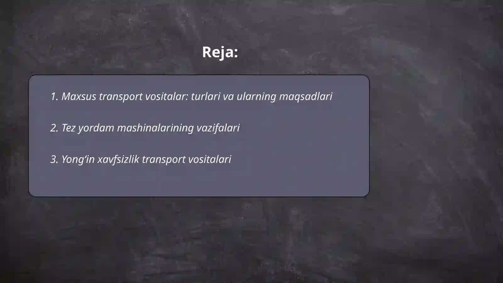 Maxsus transport vositalari 2