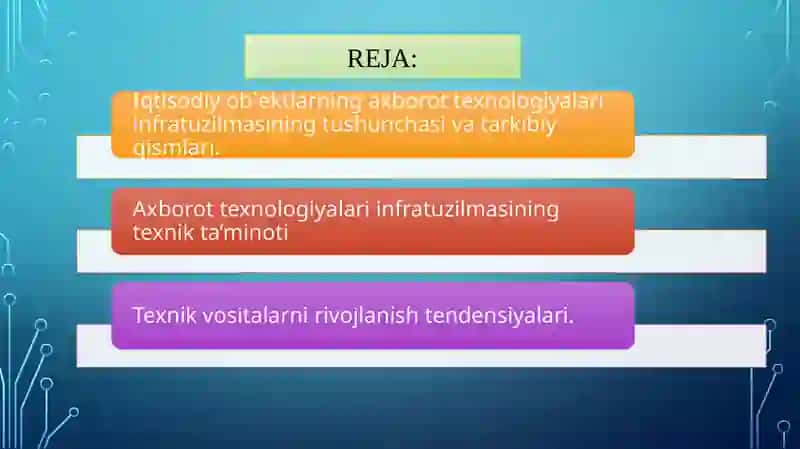 Axborot texnologiyasining infratuzilmasi 2