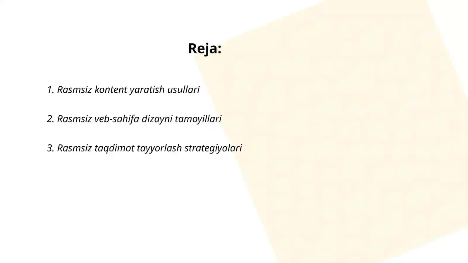 Rasmsiz kontent yaratish usullari 2
