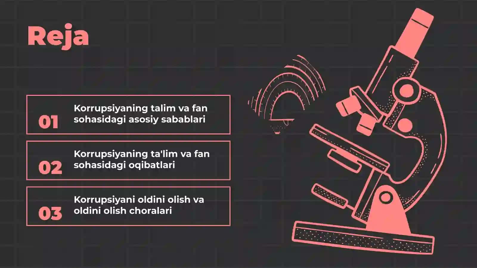 Korrupsiyaning talim va fan sohasidagi asosiy sabablari 2