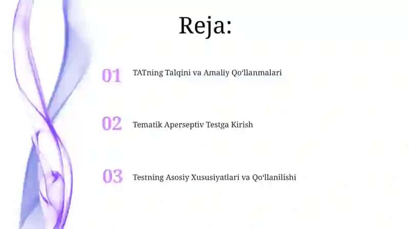 Tematik Aperseptiv Testga Kirish 2