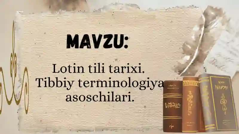 Lotin Fanidan Tayyorlagan Slayt 2