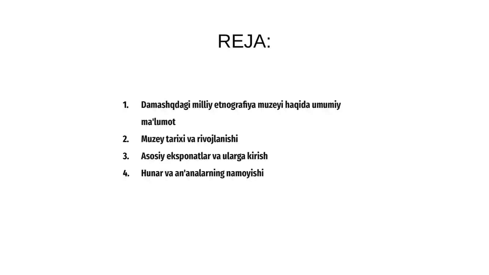 Damashqdagi milliy etnografiya muzeyi 2