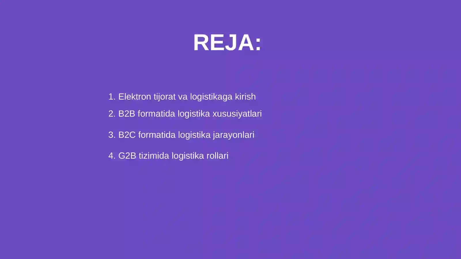Elektron tijorat va logistika 2