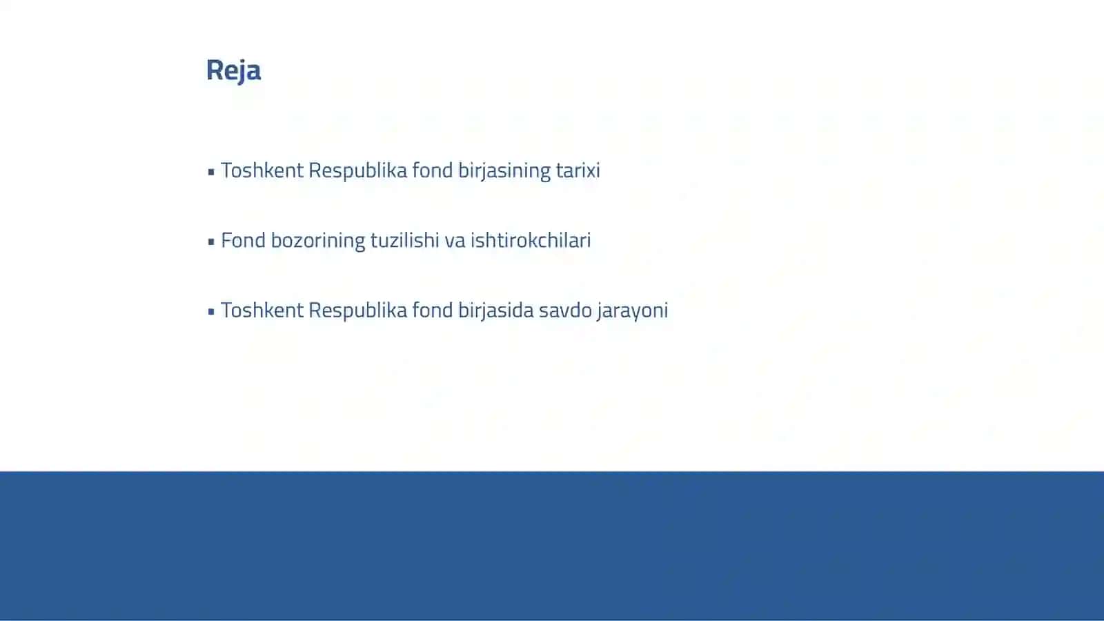 Toshkent Respublika fond birjasi 2